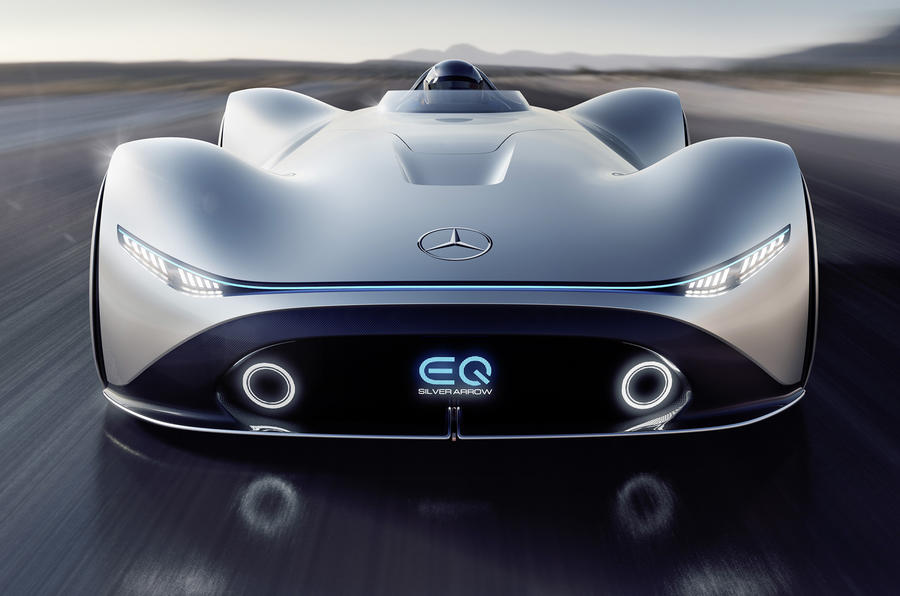 Mercedes-Benz EQ silver arrow EV concept